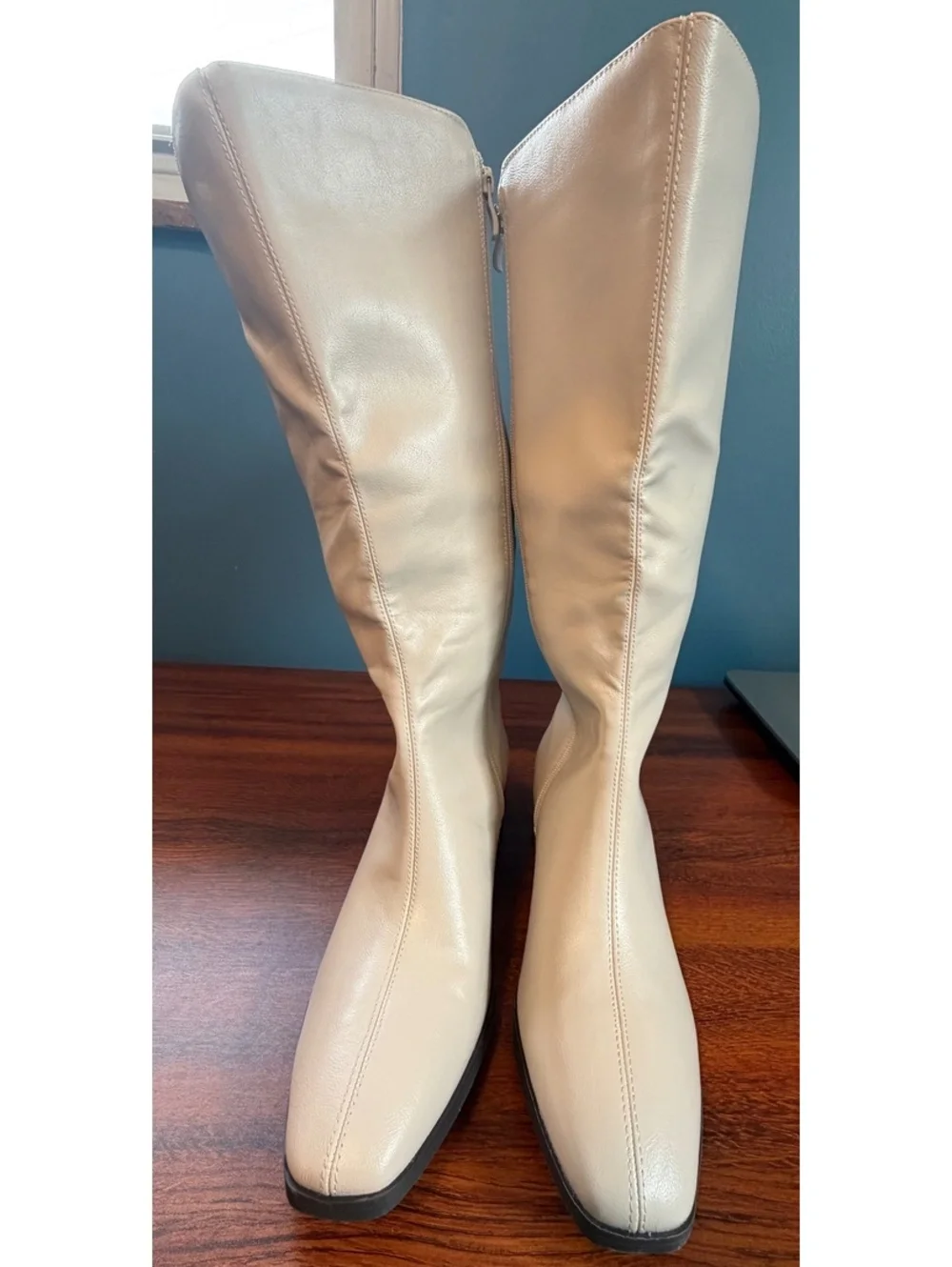 Journee Devri bone knee high boot size 9